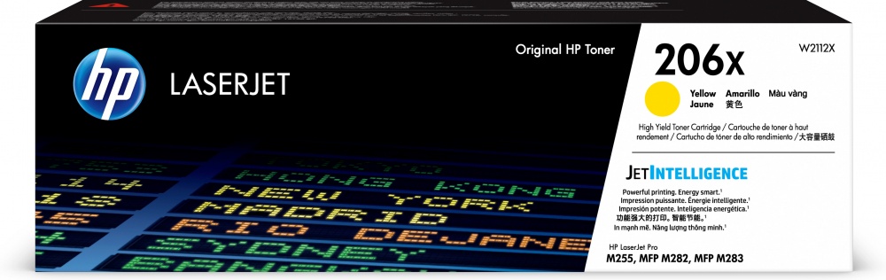 Tóner | HP W2112X — Tóner 206X Alto Rendimiento Amarillo, 2.450 Páginas