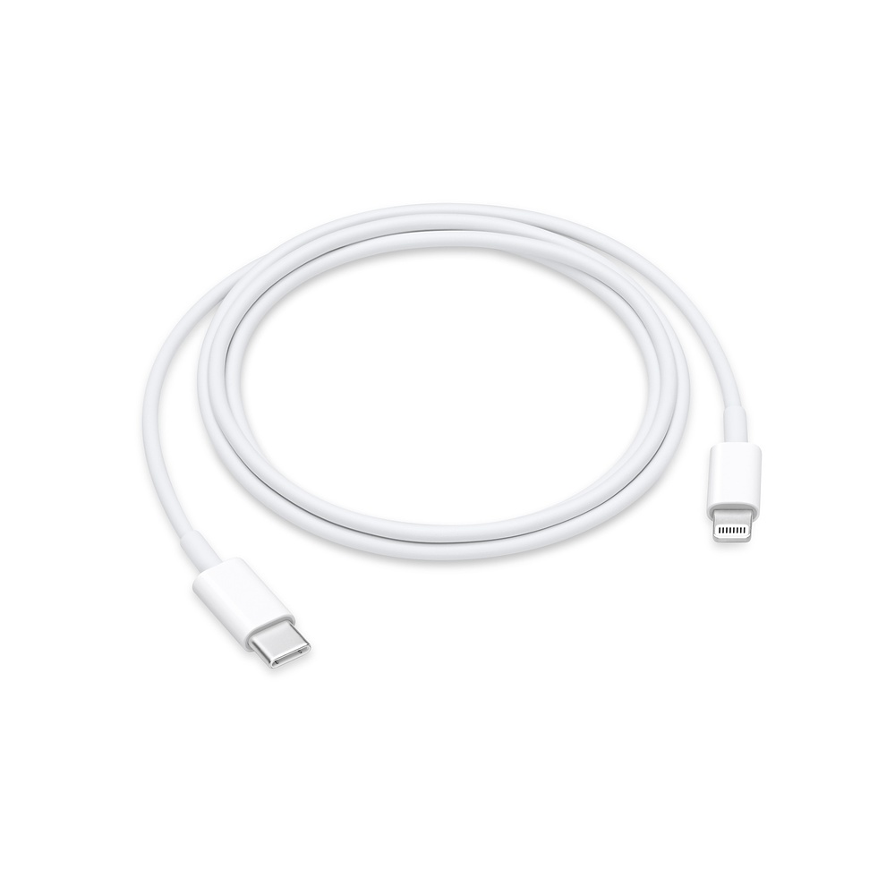 Adaptadores / Cables para Apple | APPLE MQGJ2AM/A — Cable USB C Macho - Ligthning Macho, 1 Metro, Blanco