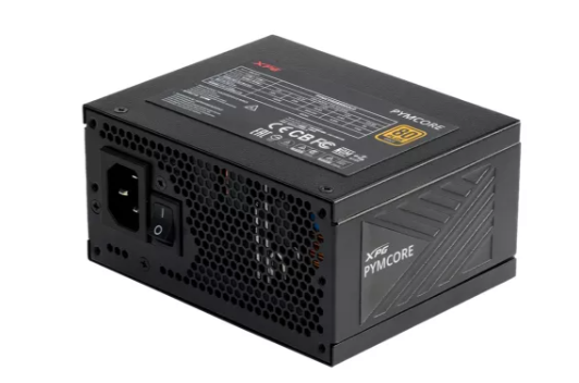 Fuentes de Poder para PC's | XPG PYMCORE850G-BKCUS — Fuente de Poder PYMCORE 80 PLUS Gold TFX, Modular, 24-pin ATX, 92mm, 850W