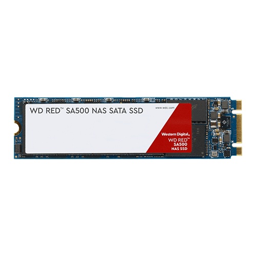 SSD | WESTERN DIGITAL WDS500G1R0B — SSD WD Red SA500, 500GB, M.2, SATA III, 530 MB/s Escritura, 560 MB/s Lectura