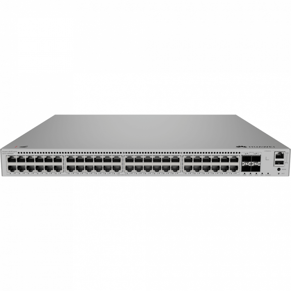 Switches | HUAWEI S310-48PN4X — Switch , 48 Puertos Gigabit Ethernet 10/100/1000 48 x PoE 360W, 4 Puertos SFP+, 320 Gbit/s, No Administrado