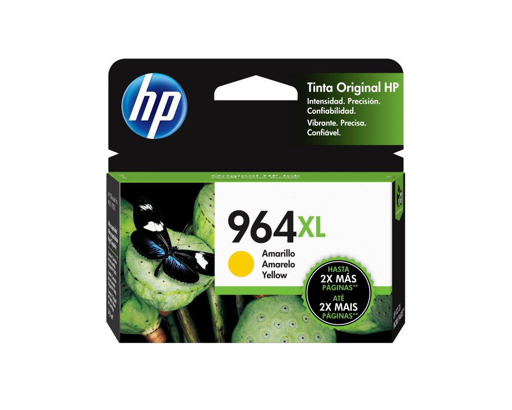 Cartuchos | HP 3JA56AL — Cartucho Alto Rendimiento Amarillo, 22.92ml