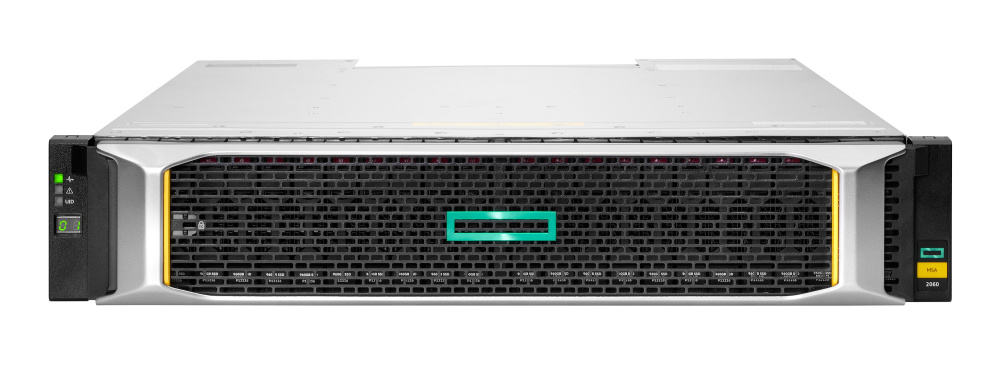Almacenamiento MSA | HP ENTERPRISE P79247-B25 — HPE MSA 2060 SFF, max. 2710TB, con Expansión SFF/LFF, Controlador Doble, 2U, Incluye 12 Discos