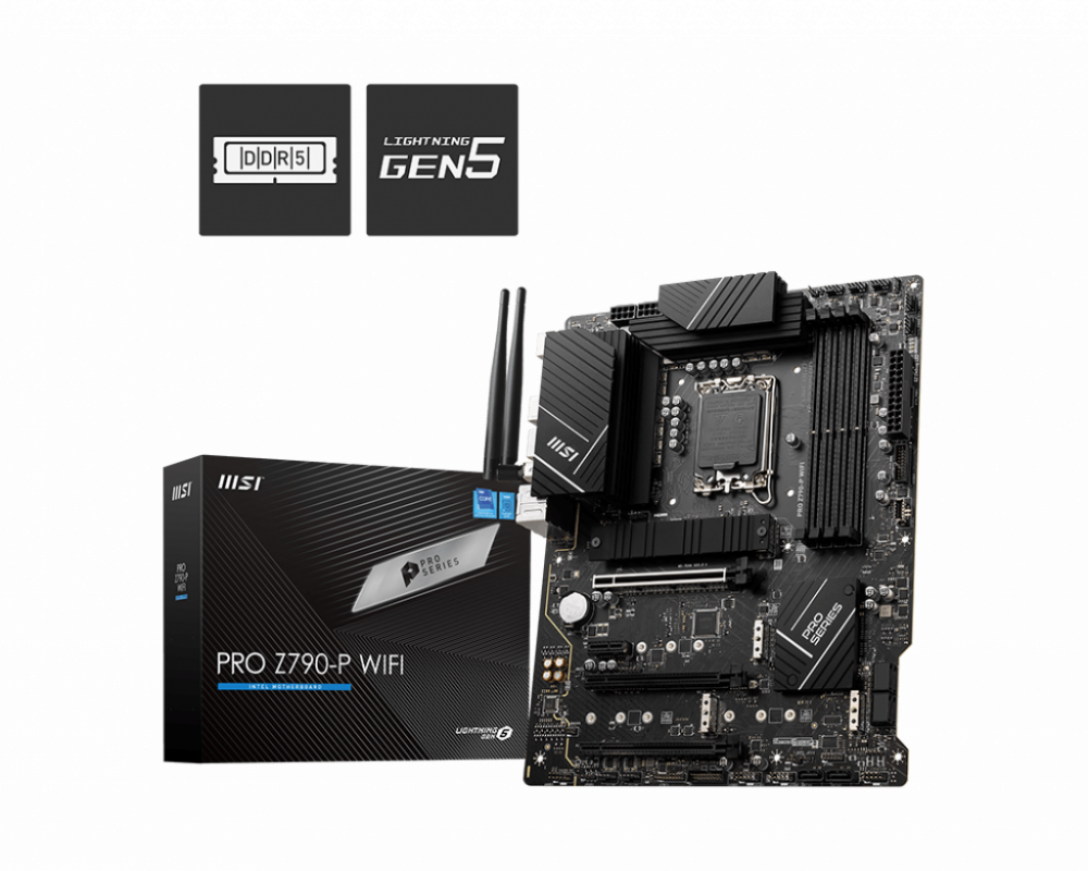 Tarjetas Madre | MSI PRO Z790-P WIFI — Tarjeta Madre , ATX, LGA 1700, Intel Z790, 128GB DDR5, HDMI/DP para Intel