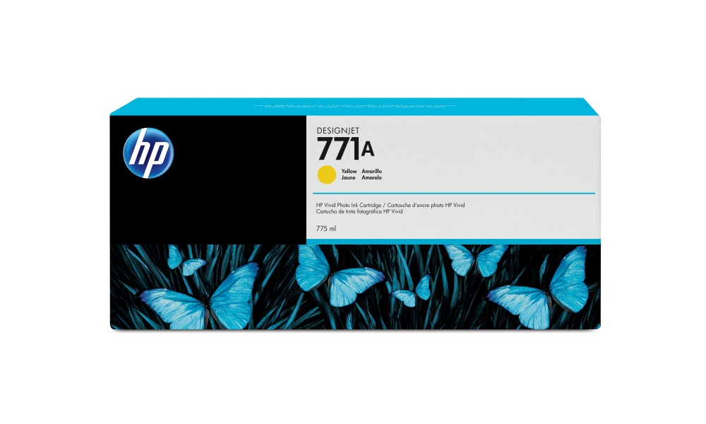 Cartuchos | HP B6Y18A — Cartucho 771A Amarillo Original 775ml