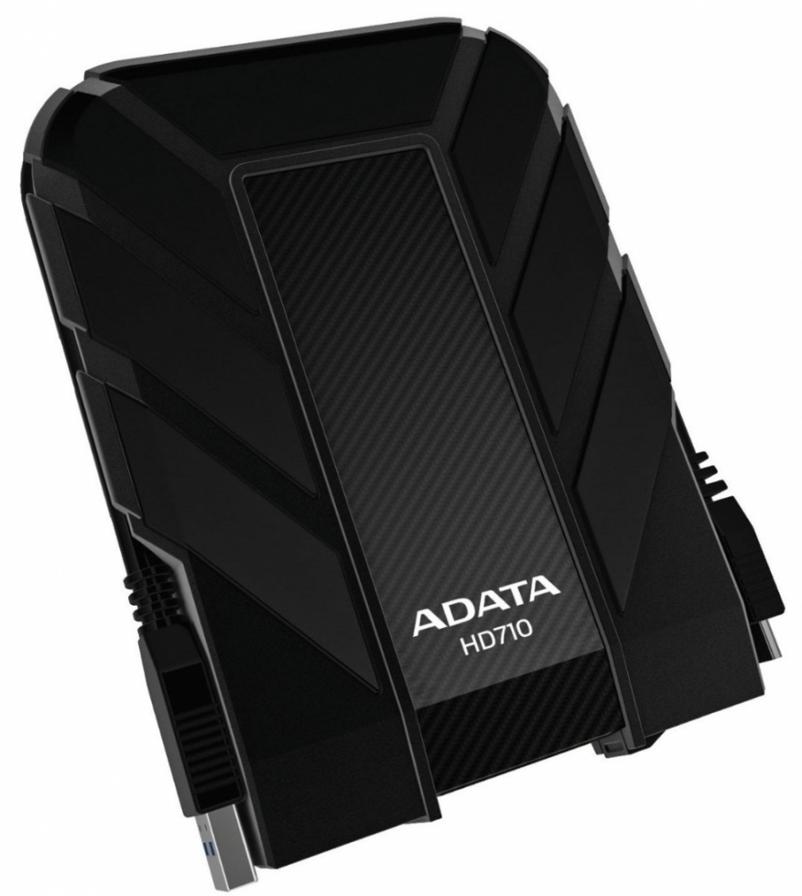 Discos Duros Externos | ADATA AHD710-2TU3-CBK — Disco Duro Externo HD710 2.5", 2TB, Micro USB-B 3.0, Negro, Resistente a Golpes/Agua, para Mac/PC