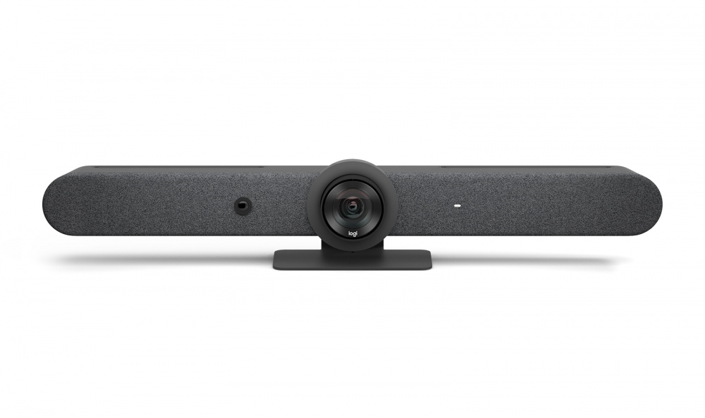 Sistemas de Conferencia | LOGITECH 960-001308 — Sistema de Videoconferencia Rally Bar Con Micrófono, Ultra HD, 1x RJ-45, 4x HDMI, 3x USB A, Grafito