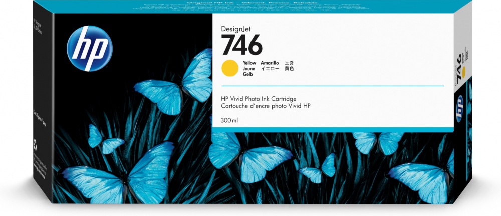 Cartuchos | HP P2V79A — Cartucho 746 Amarillo Original, 300ml