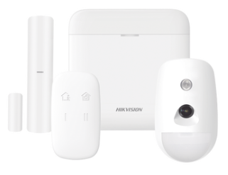 Paneles de Control | HIKVISION DS-PWA48-E-WB-KIT — Kit Panel de Control DS-PWA48-E-WB de 48 Zonas, Compatible con los Accesorios AX PRO, incluye Control Remoto DS-PKF1-WB, Sensor de Movimiento DS-PDPC12P-EG2-WB y Contacto Magnético DS-PDMC-EG2-WB