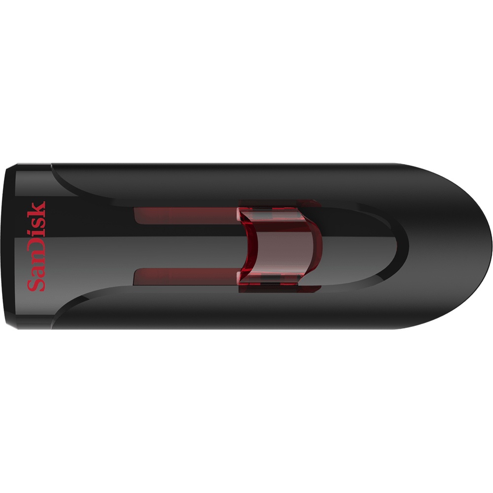 Memorias USB | SANDISK SDCZ600-032G-G35 — Memoria USB Cruzer Glide, 32GB, USB-A 3.0, Negro/Rojo