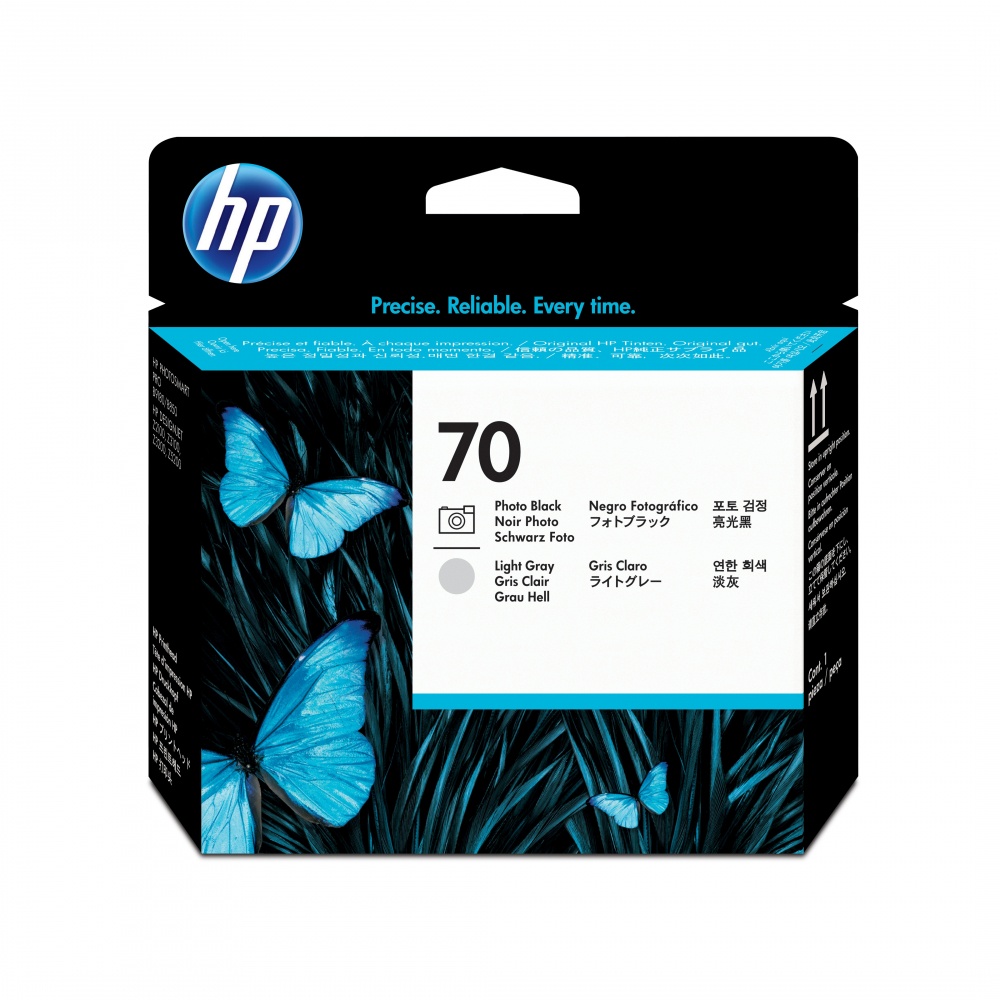 Cabezales | HP C9407A — Cabezal 70 Negro Fotográfico/Gris Claro