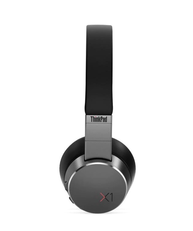 Audífonos | LENOVO 4XD0U47635 — Audífonos con Micrófono ThinkPad X1, Bluetooth, Inalámbrico, Negro/Gris
