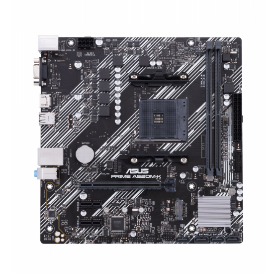 Tarjetas Madre | ASUS MTB_ASUS_A520M-K-ROW — Tarjeta Madre PRIME A520M-K, Micro-ATX, Socket AM4, AMD A520, 64GB DDR4, HDMI para AMD