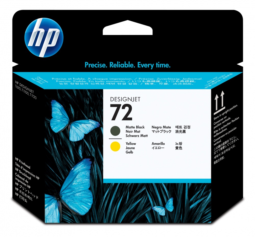 Cabezales | HP C9384A — Cabezal 72 Negro Mate/Amarillo