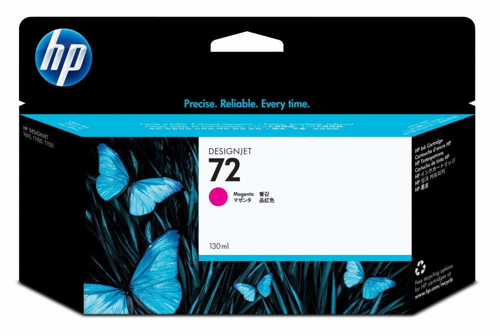 Cartuchos | HP C9372A — Cartucho 72 Alto Rendimiento Magenta, 130ml