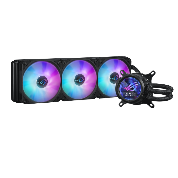 Enfriamiento Líquido | ASUS 90RC00W1-M0AAY0 — ROG STRIX LC III 360 ARGB LCD Enfriamiento Líquido para CPU, 3x 120mm, hasta 2200RPM, Negro
