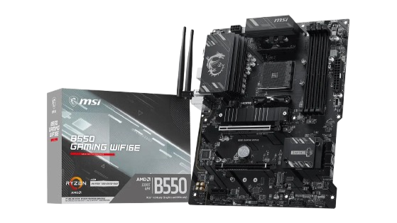 Tarjetas Madre | MSI B550 GAMING WIFI6E — Tarjeta Madre , ATX, Socket AM4, AMD B550, 128GB DDR4, HDMI/DP para AMD