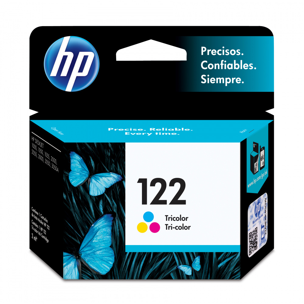 Cartuchos | HP CH562HL — Cartucho 122 Tricolor Original, 100 Páginas