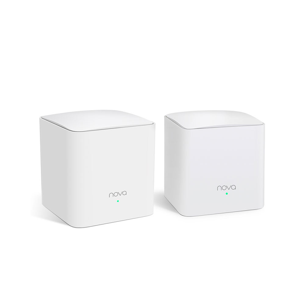 Wi-Fi en Malla | TENDA MW5G(PAQUETE2) — Router de Banda Dual MW5G con Wi-Fi Mesh, 867 Mbit/s, 2x RJ-45, 2.4/5GHz, 2 Antenas Internas - 2 Piezas