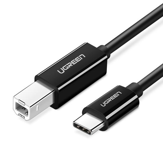 Cables para Impresoras | UGREEN 50446 — Cable USB-C Macho - USB-B Macho para Impresora, 2 Metros, Negro