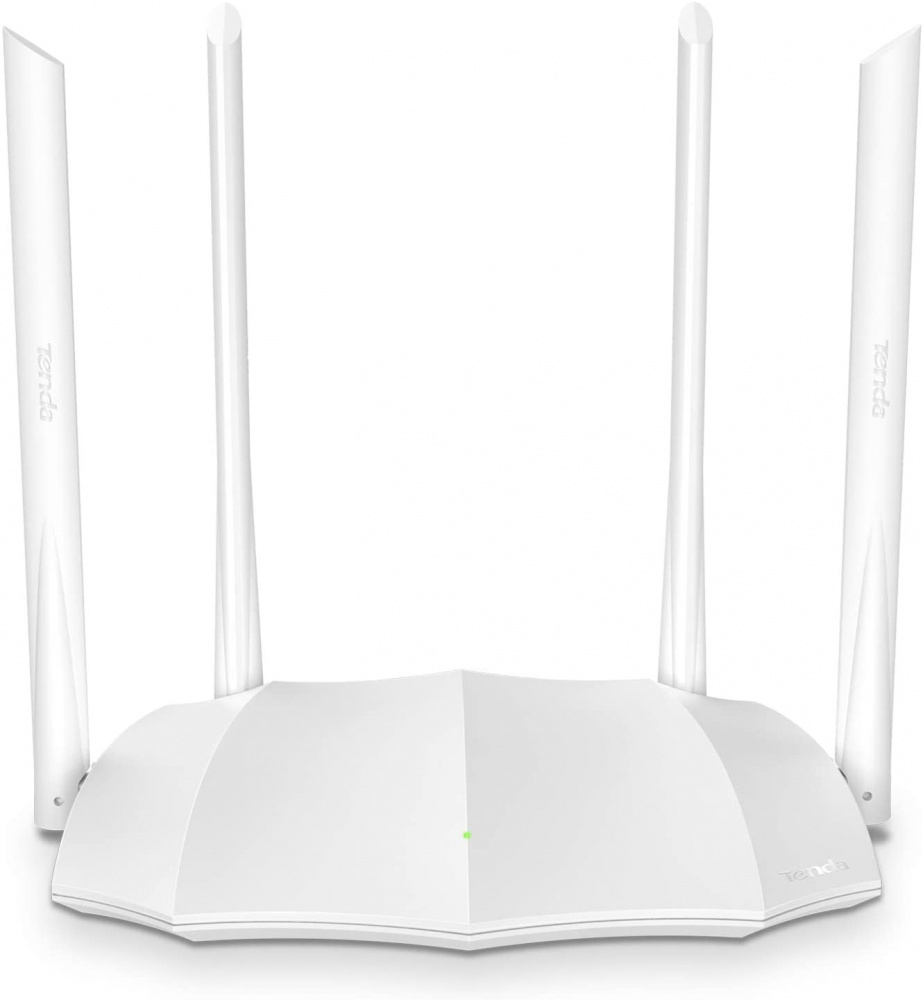 Router | TENDA AC5/WH — Router AC5 AC1200 MU-MIMO Firewall, Wi-Fi 5, 3 x RJ-45 1167 Mbit/s WLAN, Inalámbrico, Doble Banda 2.4/5 GHz, 4 Antenas Externas, de 5 dBi