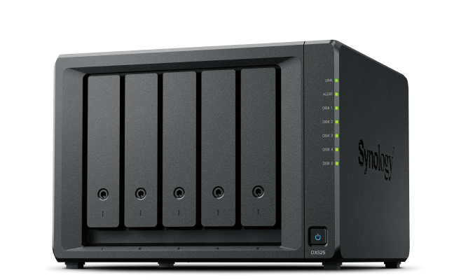 Accesorios para NAS | SYNOLOGY DX525 — Unidad de Expansión DX25, 5 Bahías, 3.5", SATA III
