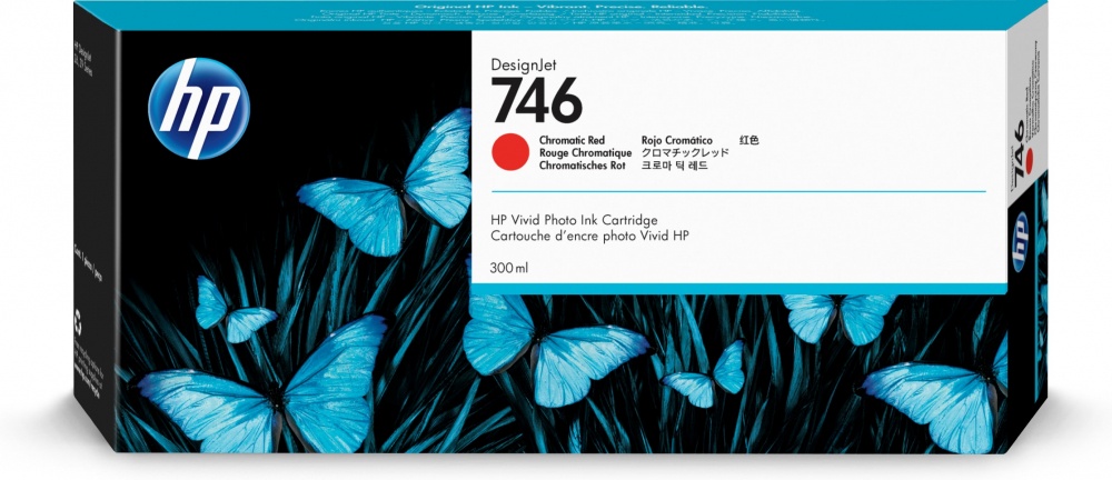 Cartuchos | HP P2V81A — Cartucho 746 Rojo, 300ml