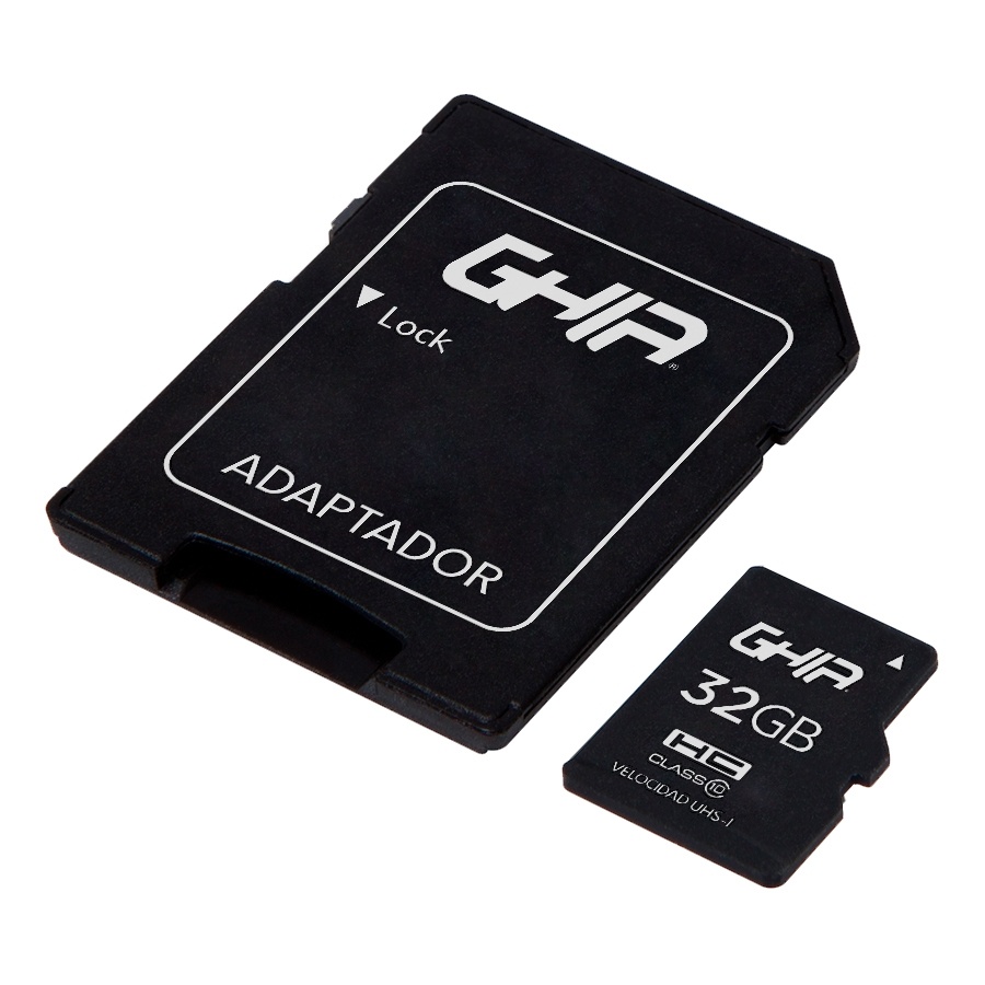 Memorias Flash | GHIA GAC-172 — Memoria Flash , 32GB MicroSDHC, Clase 10, con Adaptador