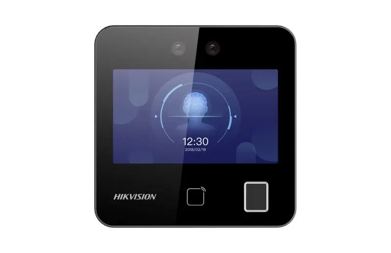 Control de Acceso y Asistencia Biométrico | HIKVISION DS-K1T343EFWX-B — Control de Acceso y Asistencia Biométrico , 3.000 Huellas, 3.000 Tarjetas, 1.500 Rostros, RJ-45