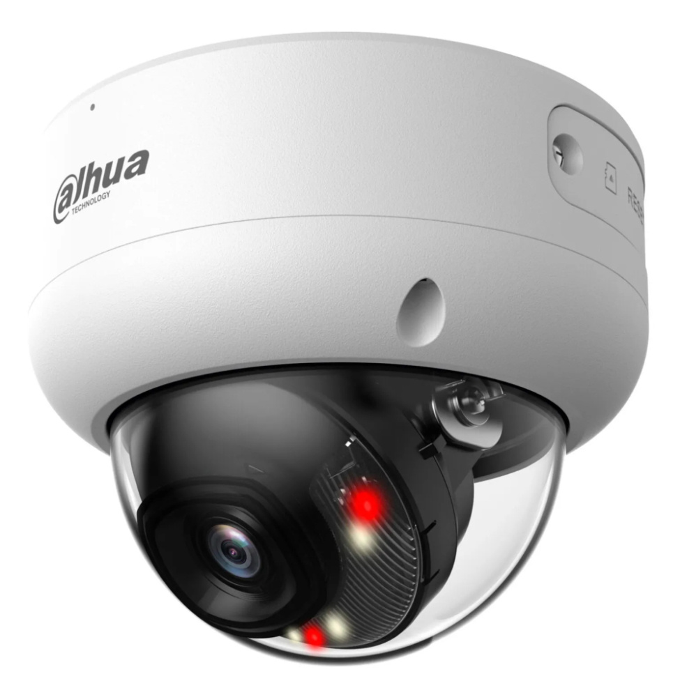 Cámaras de Seguridad IP | DAHUA DHT0040165 — Cámara de Seguridad IP Domo para Exteriores DH-IPC-HDBW3249EP-AS-IL-0280B, Alámbrico, 1920x1080 Full HD, Día/Noche