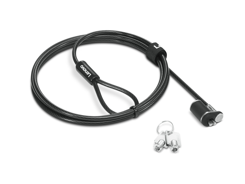Candados para Laptops | LENOVO 4XE1F30276 — Candado de Llave para Laptops , 1.2 Metros, Negro