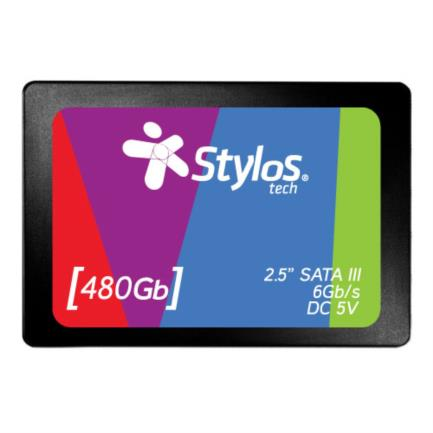 SSD | STYLOS STMSSD3B — SSD , 480GB, 2.5", SATA III, 510 MB/s Escritura, 560 MB/s Lectura