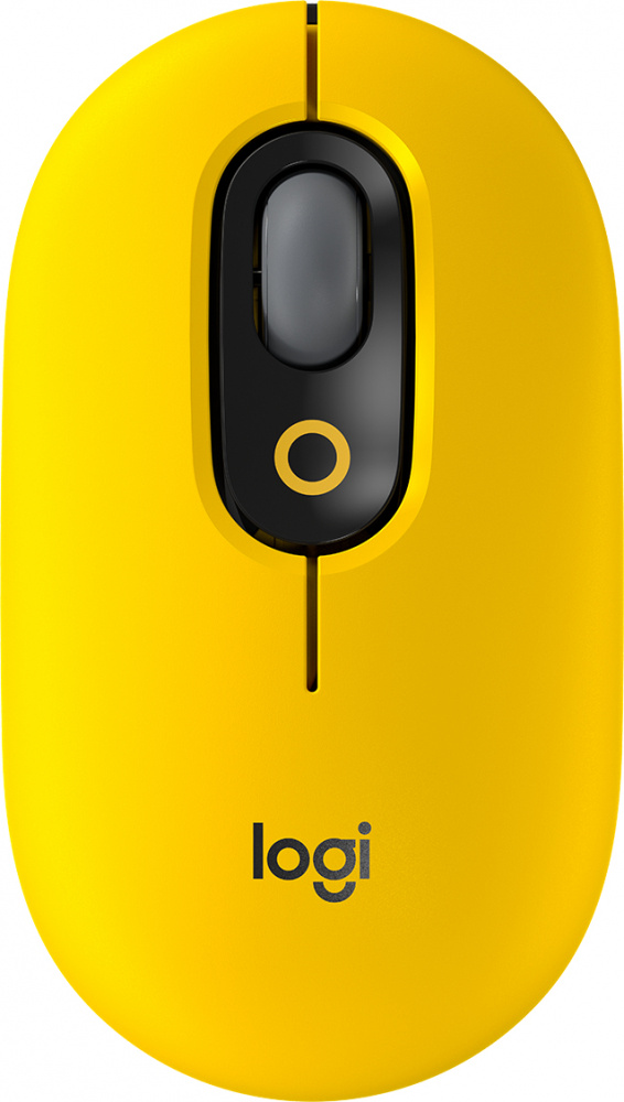 Mouse | LOGITECH 910-006549 — Mouse Óptico POP, Inalámbrico, Bluetooth, 4000DPI, Amarillo