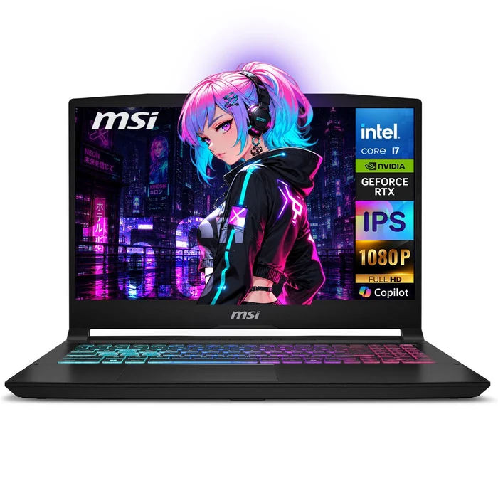 Laptops | MSI 15 HX B14WEK-001US-ROW — Laptop Gamer Katana 15 HX, 15.6" 1920x1080 Full HD, Intel Core i7-14650HX, NVIDIA GeForce RTX 5050, 16GB, 512GB SSD, Windows 11 Home, Inglés