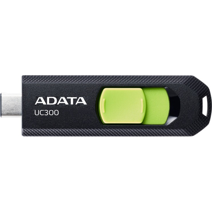 Memorias USB | ADATA ACHO-UC300-64G-RBK/GN — Memoria USB UC300, 64GB, USB 3.2, Lectura 100 MB/s, Negro/Verde