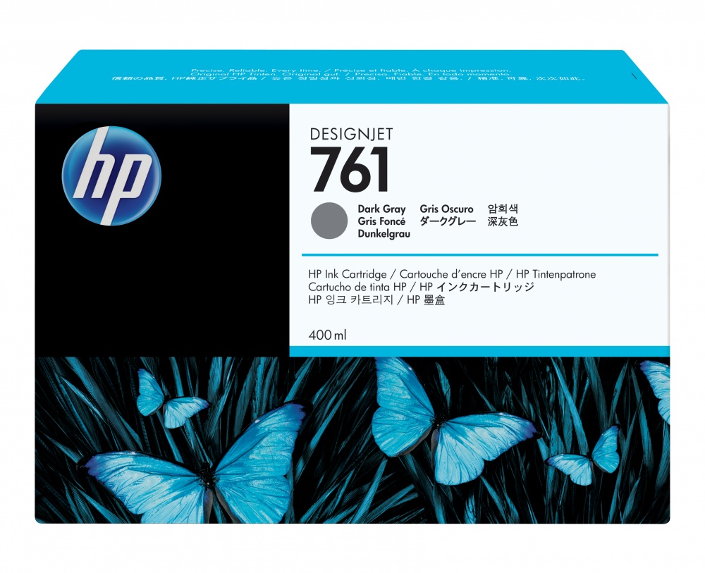 Cartuchos | HP CM996A — Cartucho 761 Gris Obscuro 400ml