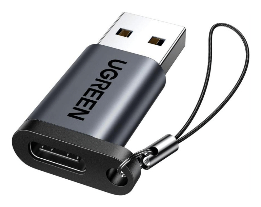 Adaptadores PC USB | UGREEN 35000 — Adaptador USB 3.0 Macho - USB C Hembra, Negro