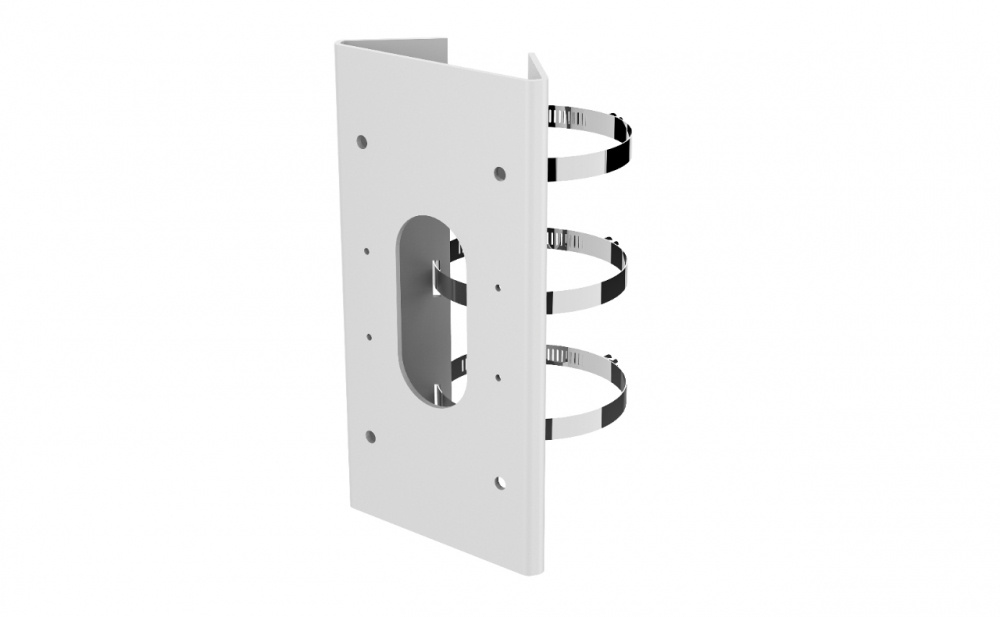 Brazos y Soportes | HIKVISION DS-1475ZJ-Y — Soporte de Montaje en Poste , Blanco