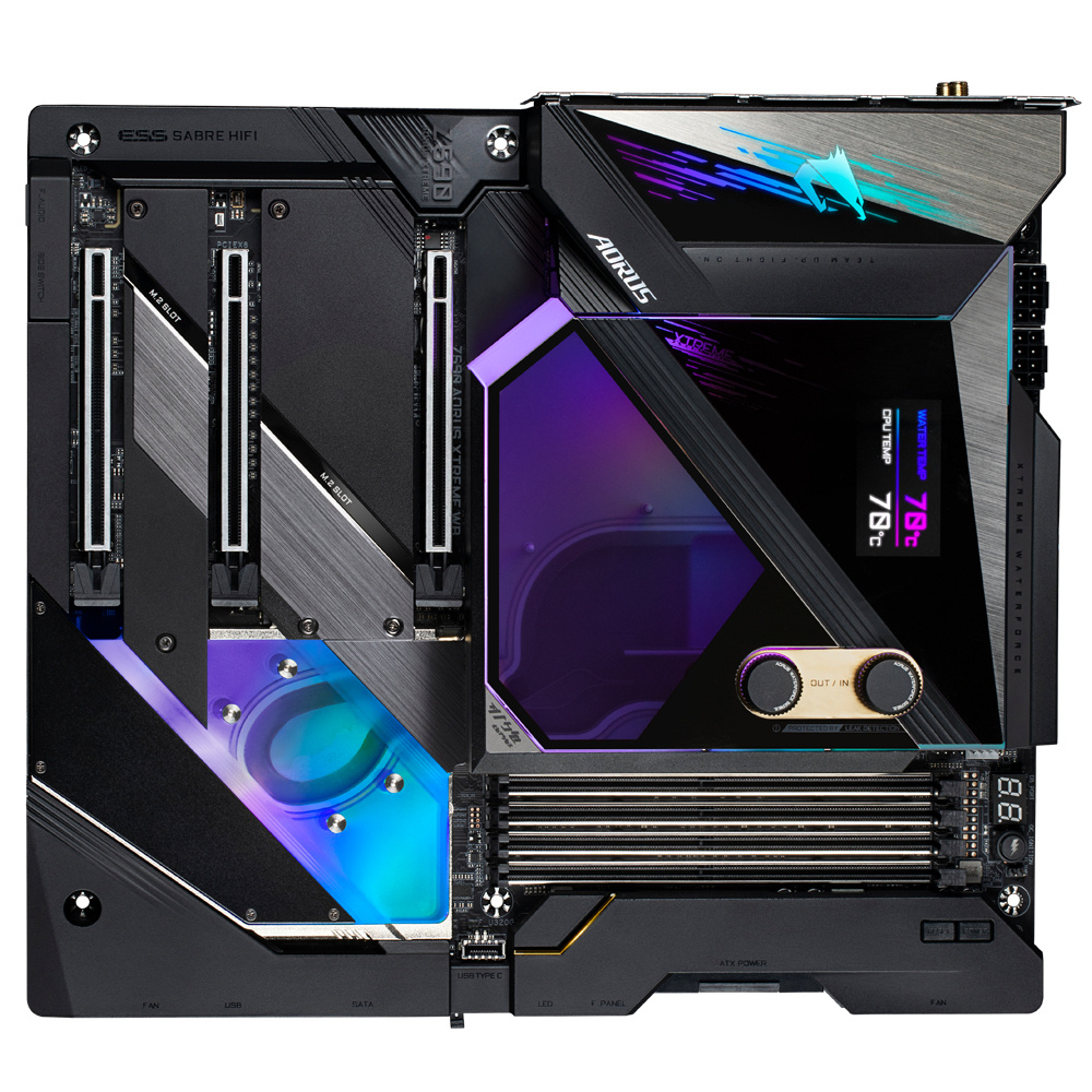 Tarjetas Madre | AORUS Z590 AORUS XTREME WATERFORCE — Tarjeta Madre , E-ATX, LGA 1200, Intel Z590, 128GB DDR4, HDMI para Intel