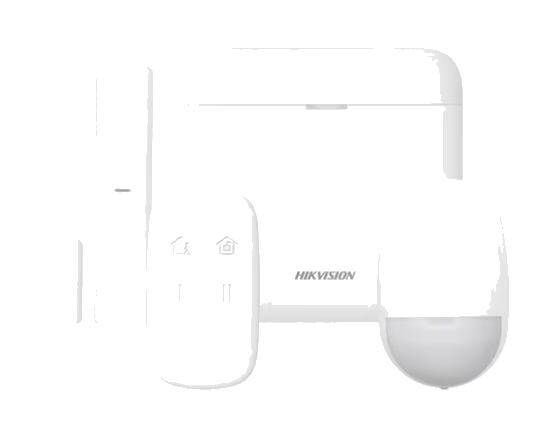 Kits de Alarma | HIKVISION AX-PRO-KIT-PIR-CAM — Kit Sistema de Alarma , Inalámbrico, 48 Zonas de Alarma, 1 Sensor de Movimiento, 1 Sensor Puerta/Ventana, con Panel de Control
