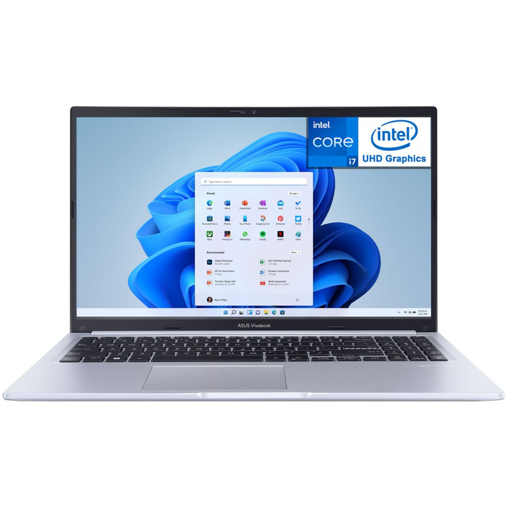 Laptops | ASUS X1404ZA-I724512 — Laptop Vivobook, 15.6" 1920x1080 Full HD, Intel Core i7-1255U, 24GB, 512GB SSD, Windows 11 Home, Español