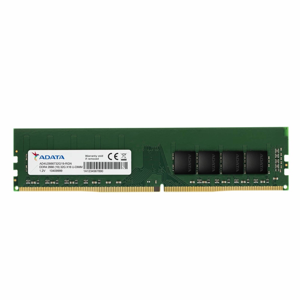 Memorias RAM para PC | ADATA AD4U26664G19-SGN — Memoria RAM DDR4, 2666MHz, 4GB, CL19, Verde