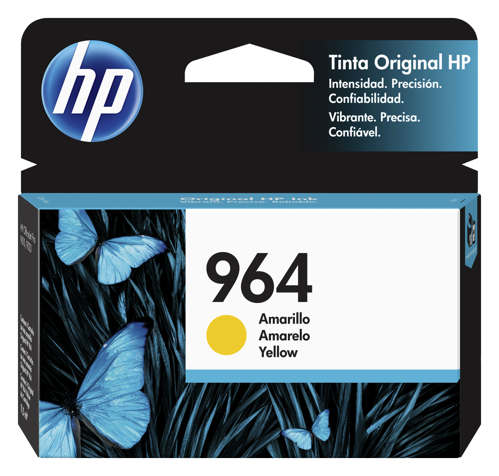 Cartuchos | HP 3JA52AL — Cartucho 964 Amarillo, 700 Páginas