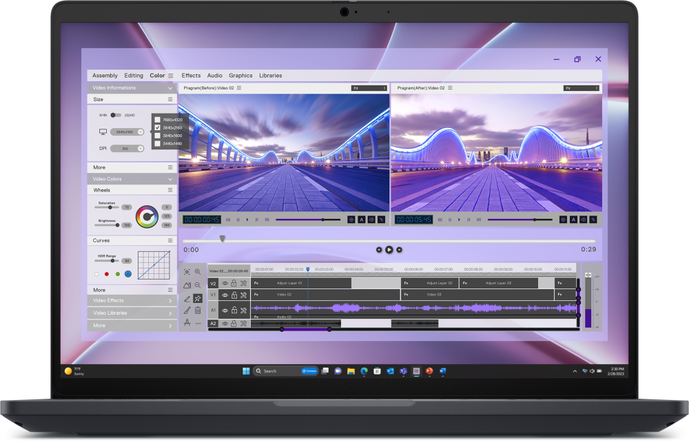 Laptops | DELL 3000200124021.3-ROW — Laptop Pro Max 16, 16" 1920x1200 WUXGA, Intel Core Ultra 9 285H, NVIDIA RTX PRO 2000 Blackwell, 32GB, 1TB SSD, Windows 11 Pro, Inglés