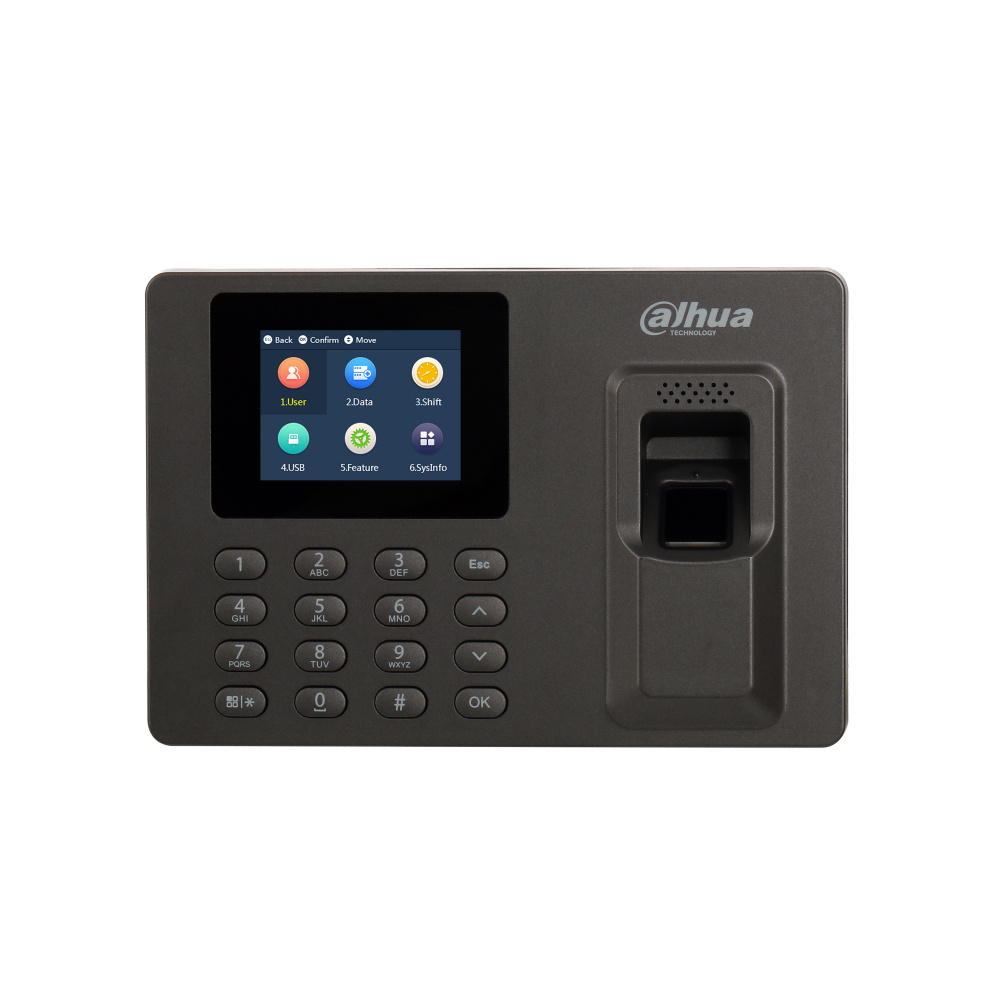 Control de Acceso y Asistencia Biométrico | DAHUA ASA1222E — Control de Acceso y Asistencia Biométrico , 1000 Usuarios/2000 Huellas, USB