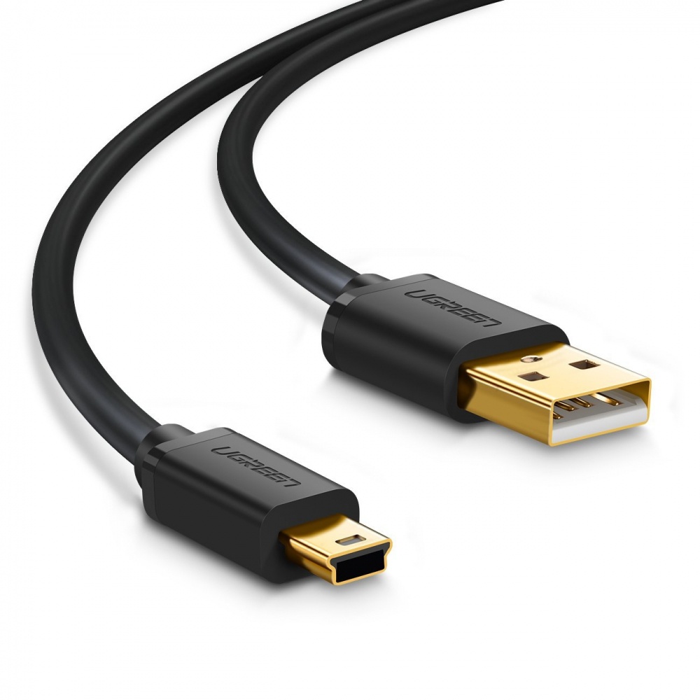 Cables PC USB | UGREEN 10355 — Cable USB-A Macho - Mini-USB B Macho, 1 Metro