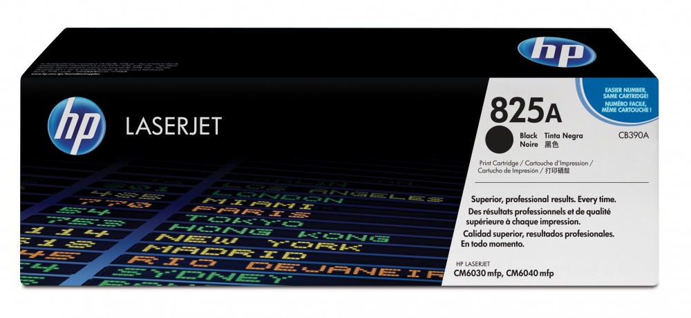 Tóner | HP CB390A — Tóner 825A Negro, 19.500 Páginas
