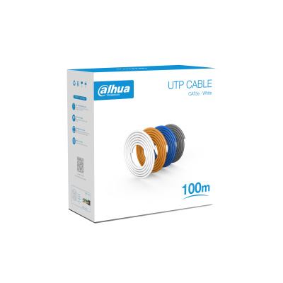 Bobinas de Cable Ethernet | DAHUA DH-PFM920I-5EU-U-100 — Bobina de Cable Ethernet Cat5e, UTP, 100 Metros