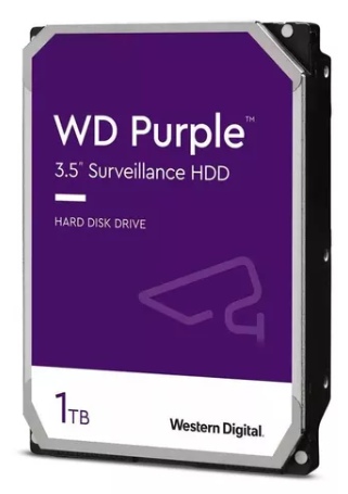 Discos Duros para Videovigilancia | WESTERN DIGITAL WD11PURZ — Disco Duro para Videovigilancia WD Purple 3.5", 1TB, SATA III, 6 Gbit/s, 5400RPM, 64MB Caché