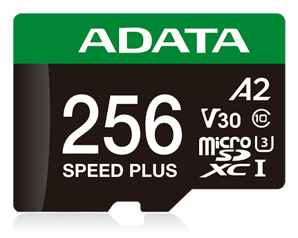 Memorias Flash | ADATA UD256GUI3V30A2SP-RA1 — Memoria Flash , 256GB MicroSDXC UHS-I Clase 10, con Adaptador